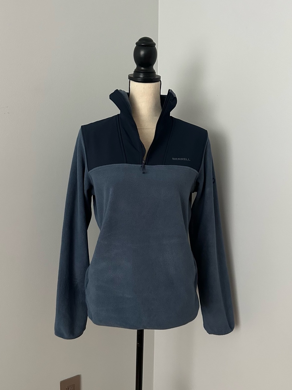 MERRELL WOMENS 1/4 ZIP FLEECE JACKET